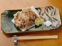 Ebisu Kichinoza_"Fried raw stingray fin" with a perfect texture