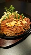 Steak and Hamburg Steak Outburst & Ponta_Thick cut chuck eye steak 300g