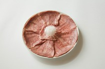 Yakiniku & Sake USHIGORO Kan Ebisu Main Branch_Highest grade KIWAMI Beef tongue with homemade salt sauce