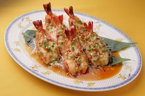 Manchinro Main Store_Steamed shrimp with Chinese salt fish and garlic