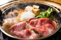 An no Ie _"Sukiyaki Special for 2" brings out the delicious flavor of the meat