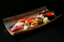 Otaru Masazushi Main Branch_12 pieces of nigiri sushi "TAKUMI" - a selection of the finest Ezomae sushi from Hokkaido