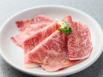 Sumibi-yakiniku Yasubee_Grilled in an instant "Special Kobe beef yaki shabu (hotpot) (single / double)"