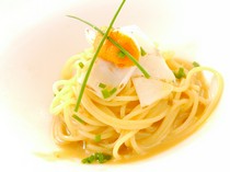 la liliana_Chilled Federini with White Sea Urchin and Anchovies