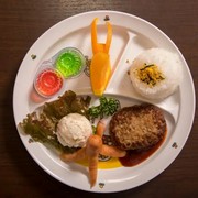 Yakiniku Senka Gyuriki_<Kids Club Members> Children's Hamburger Plate