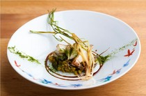 Restaurant Le japon_"Abalone Risotto" is inspired by the taste of diving in the ocean