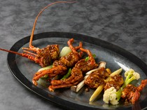 Chinese Restaurant China Room_Stir-fried live spiny lobster with Sichuan chili 