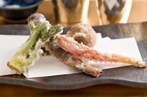 Ginza Fujita_"Seasonal Tempura" made with seasonal ingredients in small portions