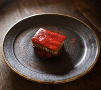 Organ_A plate of fromage de tête and piperade