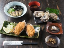 Kakiya_A luxurious set of oysters: "Special Oyster House Set Meal"