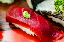 Sushi Dai_"Marinated red meat" shows the quality of bluefin tuna