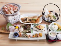  「荒波怀石」提供煮鱼、烤鱼等推荐菜肴。 