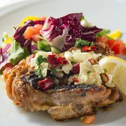 Tante Grazie_ Grilled chicken thigh salad with balsamic vinegar