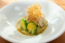 Beau Temps_"Poached Whitefish Cod" combines umami, sweetness, and sourness in one