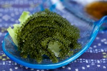 Oshokuji Dokoro Chanya_The crunchy texture of "Sea Grapes" is addictive