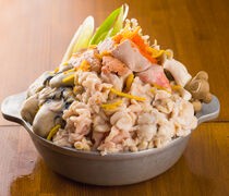 Indulgent Oysters - a blissful trio of flavors. A luxurious dish that lets gests enjoy oysters, sea urchin and salmon roe all at once 
