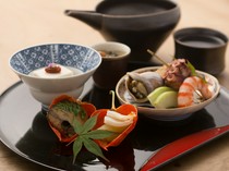 Hakata Hatanaka_Enjoy seasonal seafood and mountain delicacies with the "Shunsai Kaiseki" course