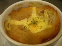 Gotemba Restaurant Kuishinbogomi_Onion gratin soup