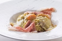 Ristorante Kurodino_[Tagliatini Mixed with Sage and Rosemary] with an elegant aroma of herbs