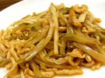 Chugoku Ryori Koka_Stir-fried shredded pork and pickled mustard greens