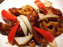 Chugoku Ryori Koka_Sweet and sour pork with black vinegar