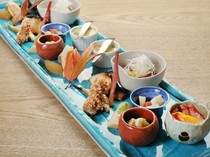 Japanese Restaurant Kyokabutoya_"Yakihachisun" offers a variety of delicately prepared dishes