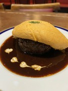 Gyuniku Senmonten KAZU ~Beef Dinning~_KAZU 100% beef original hamburger omelette