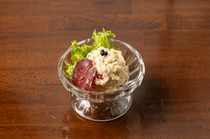 Gyuniku Senmonten KAZU ~Beef Dinning~_KAZU-style potato salad (with Wagyu ham)