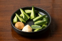 Gyuniku Senmonten KAZU ~Beef Dinning~_Miso cucumber