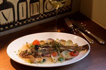 Osteria da K. [Kappa]_Our specialty [Acqua Pazza Using the Whole Fresh Fish]