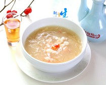 Bankoden　Akihabara UDX shop_"Crab meat and shark fin soup" where you can enjoy the deep flavor