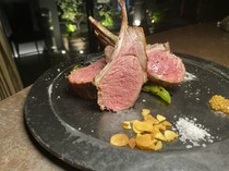 Charcoal grilled steak and wine obiobi_"New Zealand Lamb Chop (approximately 300g on the bone)" packed with meaty flavor