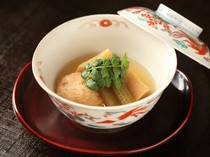 Kaiseki Kappo Nagasaka_"Bachi" allows you to experience the taste of the season with all five senses