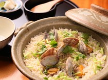 Kappo Aoyagi_"Clay pot rice" where you can enjoy the deliciousness of seasonal seafood and vegetables