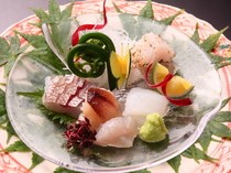 Kappo Aoyagi_[Tsukuri Moriawase (Created assortment)] with the flavors and sweetness of seasonal fish