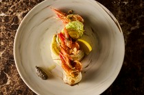 Teppanyaki Bian Shinagawa-Takanawa (former MADOy)_Grilled shrimp in garlic oil