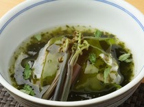 Fujiwara_"Steamed young bamboo shoots of sweet snapper" where you can enjoy the fluffy flesh