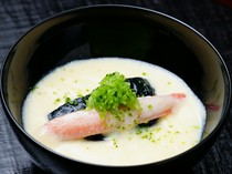 Shunsai Yamasaki_"Wan ~ Round Eggplant Tamasui Style" is not only good as a soup, but also as a dish.