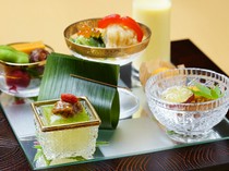 Shunsai Yamasaki_Enjoy delicious seasonal delicacies scattered across one plate with our "Assorted Appetizers"