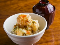 Shunsaiten Tsuchiya_Kakiage tempura bowl with egg