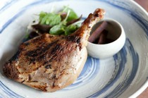 Fujino_"Kawachi duck confit" with crispy skin and juicy meat overflowing with flavor