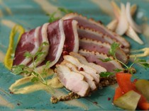 Fujino_Smoked Kawachi Duck Assortment - A plentiful dish with various ways to enjoy the taste of Kawachi Duck.