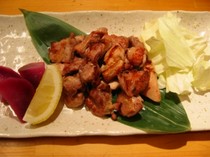 Shabu-Shabu Kou Higashimachi main branch_Charcoal grilled Kumejima red chicken ★