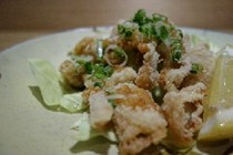 Shabu-Shabu Kou Higashimachi main branch_Fried chicken skin ★