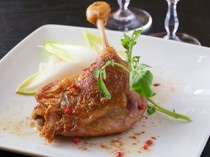 Teppan Dining SEEKS_Duck Confit - It is tender and has a deep flavor.