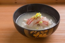 Japanese Cuisine Yamazaki_[Snow Crab Dumpling] a dish prepared at its best according to the condition of the ingredient.  