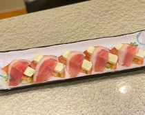 Japanese Restaurant Ryo_Assortment of raw duck ham and cream cheese