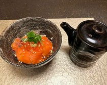 Japanese Restaurant Ryo_Salmon and salmon roe ochazuke