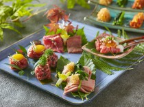  야마가타 소와 사시미의 모듬 