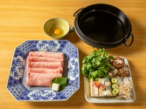 Ippin Oryori Ootaki_Sukiyaki Course - Enjoy the taste of the finest Japanese beef with authentic Japanese cuisine.